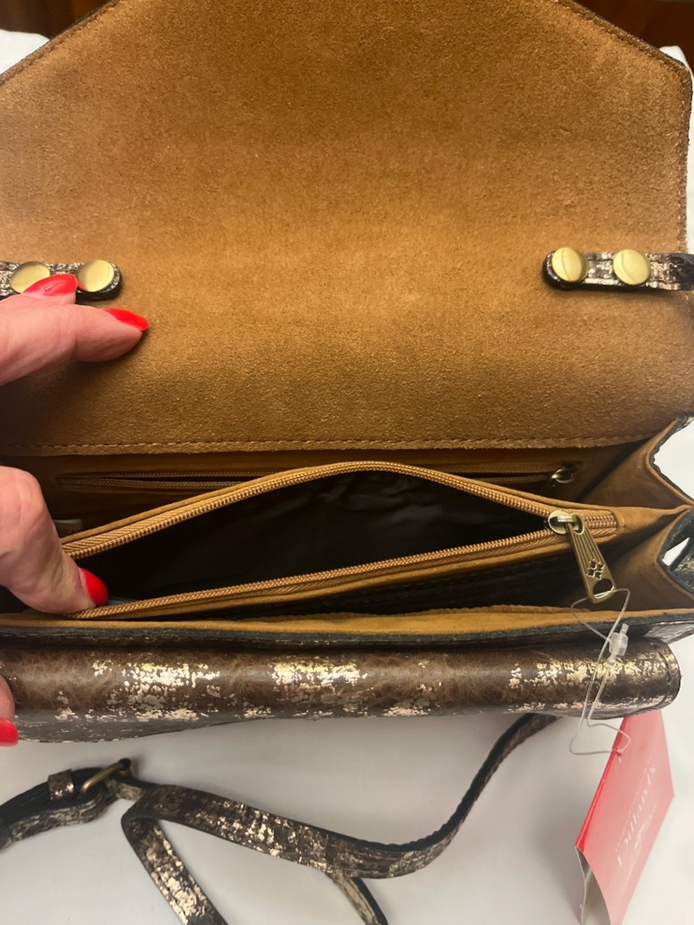 NWT Patricia Nash Specialty Cassano Leather Bag. - Picture 9 of 15